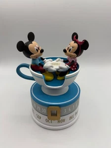 Disney World 50th Anniversary Mickey Minnie Teacup Hallmark Perpetual Calendar - Picture 1 of 8