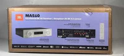 JBL MA510 75W 5.2ch Bluetooth and WiFi Capable HDR 8K Ultra HD Compatible - Image 1 of 4