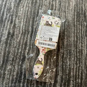 Detangle Hair Brush Cat Print Comb Wet Dry Hairbrush All Hair Type Cat Lady Gift - Picture 1 of 4