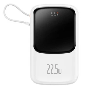 Powerbank Baseus Qpow 10000mAh USB-C Quick Charge 22.5W Bianco - Zdjęcie 1 z 12