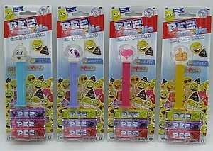 PEZ EMOJI - GLITTER POOP With Others -Crystal Emoji Set Of 4 - New In Package - Picture 1 of 13