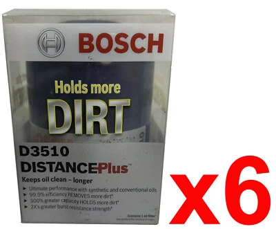 For 1965-2004 Chevrolet GMC Hummer Pontiac OEM GENUINE OIL FILTER 6PCS D3510 - Image 1 of 4