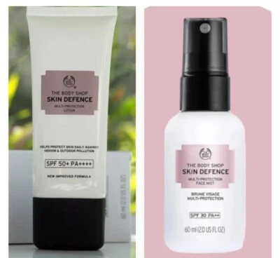 The Body Shop Skin Defence Multi-Protection Lotion LSF 50 & Gesichtsnebel LSF45 60ML