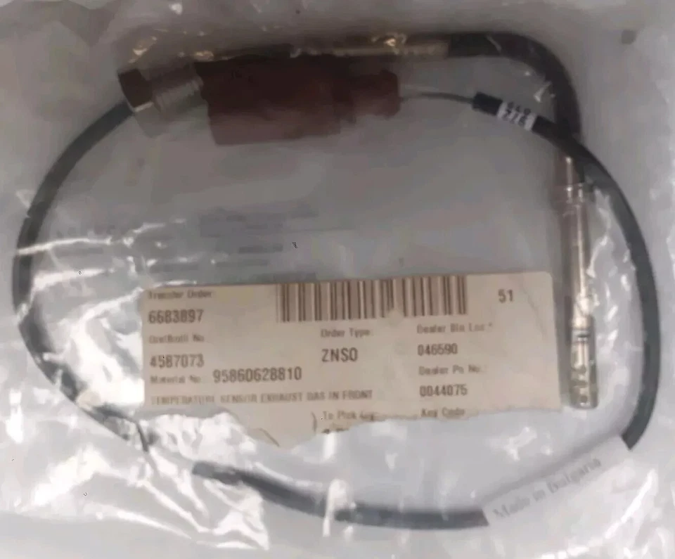 Sensore temperatura gas scarico originale Porsche 95860628810 - Immagine 1 di 4