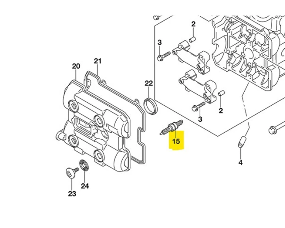 Bujía Suzuki OEM 2014-2019 DL1000 VSTROM 09482-00635 LMAR8BI-9 Foto 1 de 1