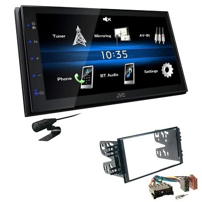JVC 2 DIN Digital Autoradio Bluetooth USB für KIA Sorento I 2002-2006 schwarz - Bild 1 von 4