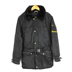 SNICKERS Men's Jacket Size XS (C44) Black Collared Full Zip Cotton Belted s6738 - Picture 1 of 10