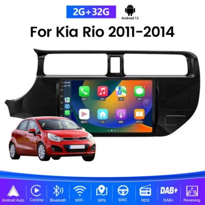 9" Für Kia Rio K3 2011-2014 Android 13 Autoradio Stereo Navi GPS Carplay DSP - Bild 1 von 4