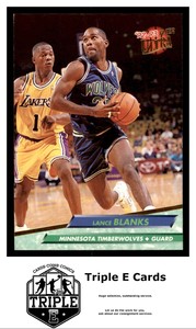 1992 Ultra #303 LANCE BLANKS Minnesota Timberwolves ~B1K