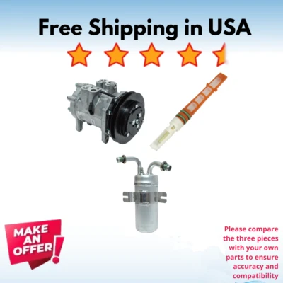 Kit Compressor A/C Fit Ford E-250 Econoline Club Wagon 1988-1991 - Image 1 of 4