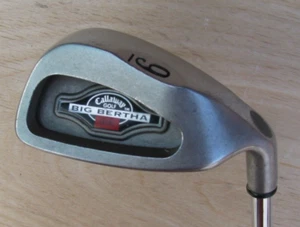 NICE CALLAWAY BIG BERTHA 9 IRON ONLY 42 LOFT UNIFLEX STEEL SHAFT GOLF CLUB 1996 - Picture 1 of 6