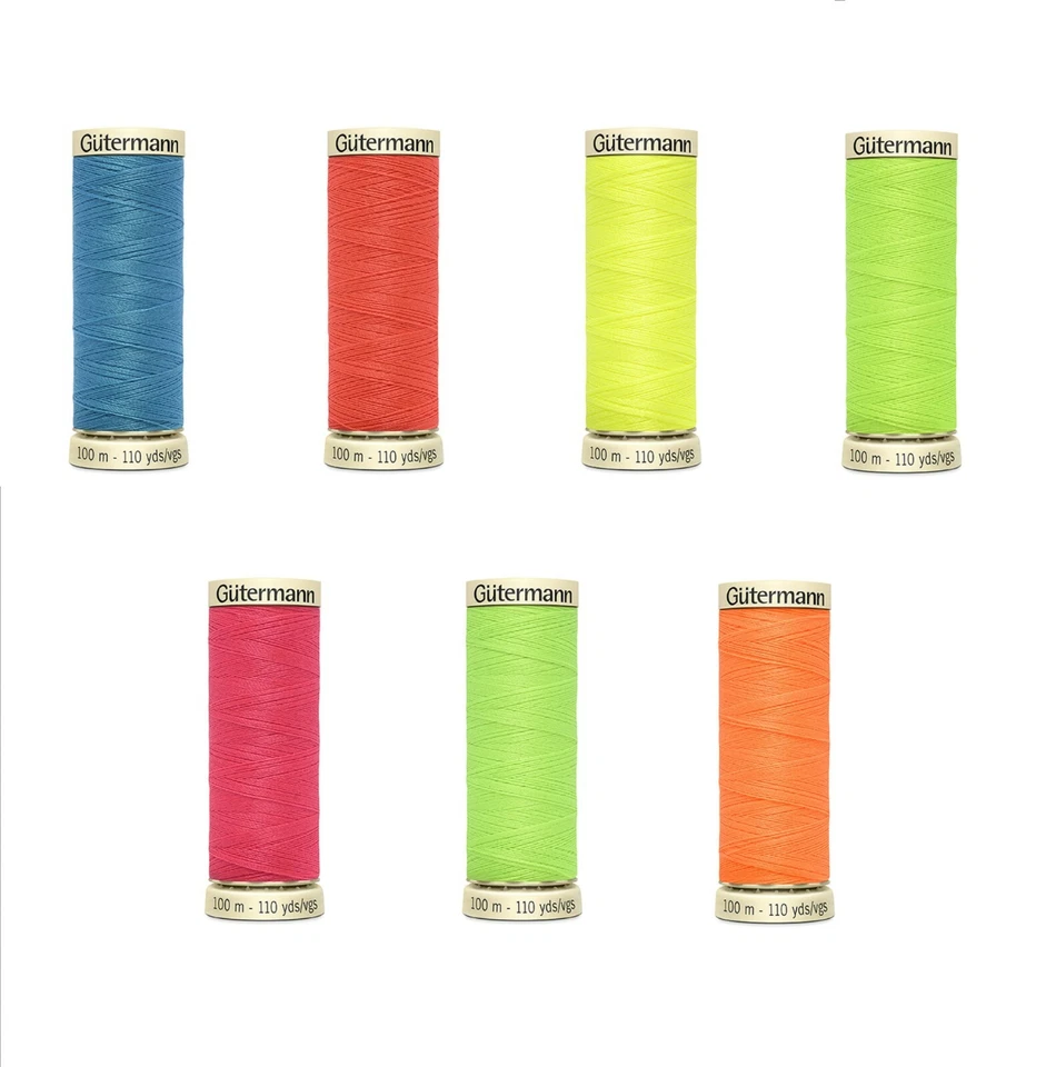 Gutermann Neon Sew-All Thread - 100m Reel