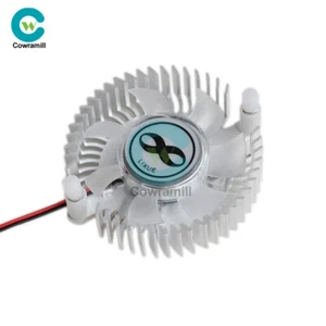 DC5V/12V Aluminum Heatsink Fan Cooling Fan Computer Case Cooler XH2.0 4300RPM - Bild 1 von 12