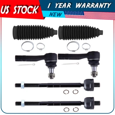 Extremo de varilla de amarre y fuelle de piñón 6 piezas para Ford Explorer 99-01 1995-2001 Mazda B2500 Foto 1 de 4