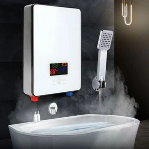 Electric Instant Tankless Water Heater Shower Kitchen Bathroom Whole House 6500W - Picture 1 of 60