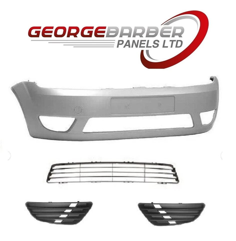 Ford Fiesta 2002-2006 Front Bumper Complete With Grilles - Image 1 of 1