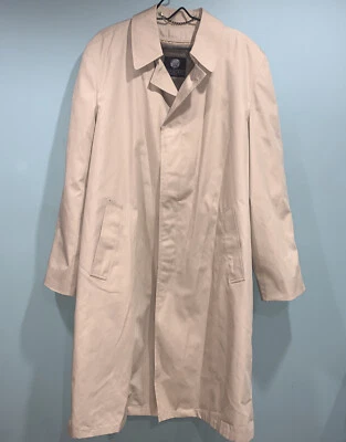 Gabardina larga vintage Andhurst para hombre talla 42 forro de piel sintética caqui tostado Foto 1 de 4