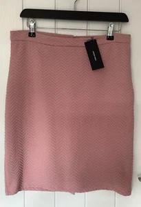 Vero Moda NWT Women's Jazelda Knee Length Pink Pencil Skirt Size 12 (L) - Picture 1 of 10