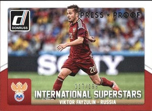 2015 Donruss International Superstars Press Proof Silver #87 Viktor Fayzulin/199