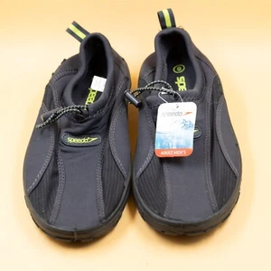Speedo Erwachsene Herren Badeschuhe klein 7-8 schwarz grün - Bild 1 von 6