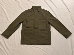 Chaqueta de Campo Everlane Hombre Algodón Encerado, Verde Oliva, Talla Mediana - Imagen 1 de 13