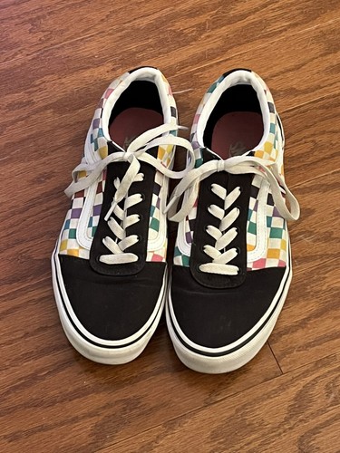 Scarpe sneakers Vans Oldol Skoolow R acacchiera scacch tagli M 6agazze ragazz grand us intime ottimeioni!