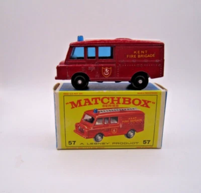 Vintage Matchbox #57 Land Rover Fire truck. VN Mint in E-box - Image 1 of 4