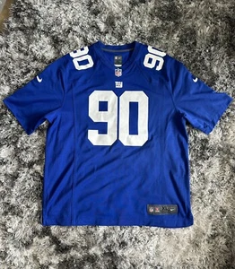AUTHENTIC NIKE NEW YORK GIANTS JERSEY JASON PIERRE-PAUL #90 NFL MENS XL - Picture 1 of 7
