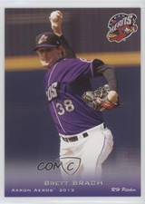 2013 Grandstand Akron Aeros Brett Brach #38