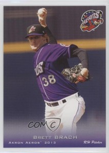 2013 Grandstand Akron Aeros Brett Brach #38