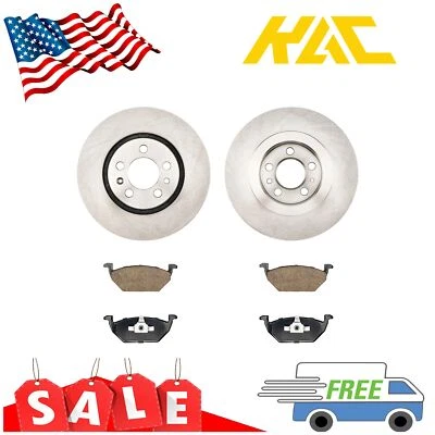 Rotores de disco delanteros y pastillas de freno para Volkswagen Beetle 2000 2001 2002 2003 2004 2005 Foto 1 de 4