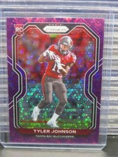 2020 Panini Prizm Tyler Johnson No Huddle Purple Disco Prizm Rookie RC #21/35