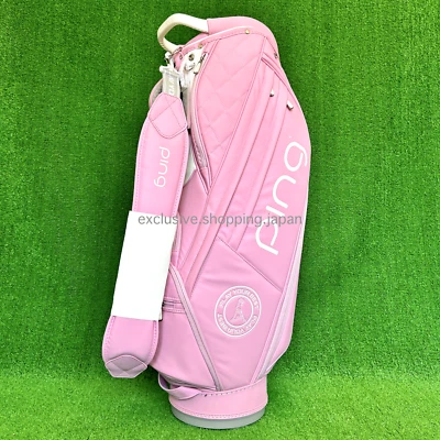 Ping Golf Cart Bag Soft PU Pink 9inch 3.1kg Ladies Womens 4-way Divider 2023 - Image 1 of 4