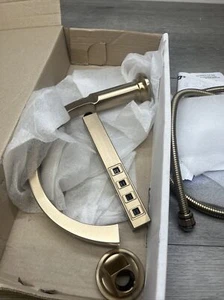 Delta Faucet Tetra Champagne Bronze Roman Tub Faucet T4788-CZ-PR-LHP READ - Picture 1 of 3