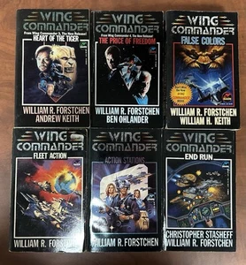 LOT (6) WING COMMANDER Books, Used - Picture 1 of 6