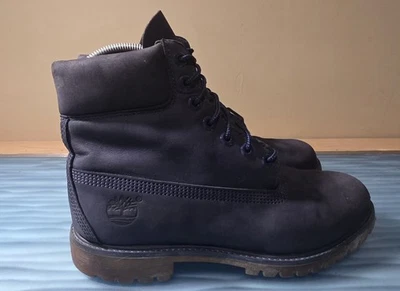 Timberland 6” Botas Impermeables Premium Azul Marino Cuero Nubuck Para Hombre Talla 9M Foto 1 de 4