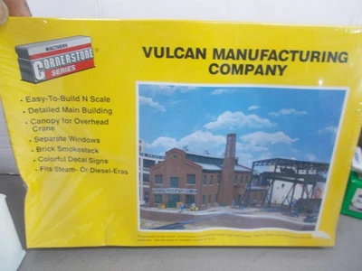 WALTHERS#933-3233-VULCAN MANUFACTURING COMPANY-BUILDING KIT-SEALED-N- SCALE - Image 1 of 4