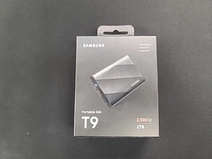 NEW - Samsung T9 2TB USB-A Portable External SSD - Black (MU-PG2T0B/AM) - Afbeelding 1 van 6