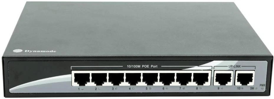 DYNAMODE - 8 Port 10/100Mbps Fast Ethernet Desktop PoE Switch - Image 1 of 1