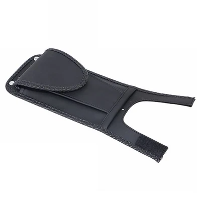 Black Tank Bib W/ Pouch Bag Fit For Harley Fat Boy Softail Springer EFI FLSTFI Foto 1 de 4