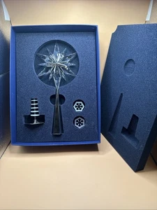 Swarovski Rockefeller Christmas Tree Topper 2006 Holiday Missing Top Of Box - Picture 1 of 7