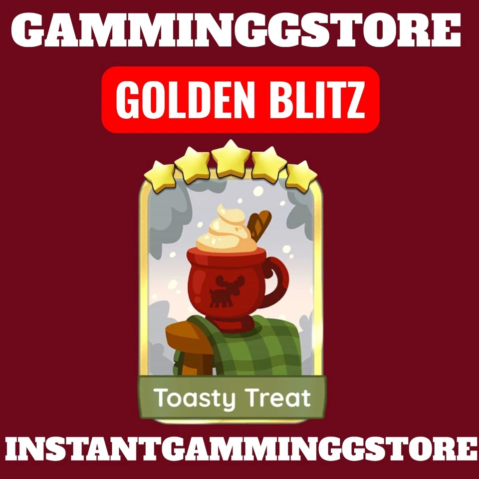 1x Combo Cesta Cómoda y Tacto Festivo Golden Blitz Mono_poly Go Pegatinas Foto 1 de 1