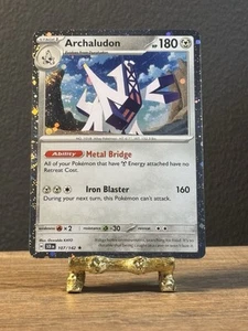Archaludon 107/142 Corona Estelar Cosmos Holo Blister Exclusivo Pokemon Juego de Cartas Coleccionables - Imagen 1 de 2