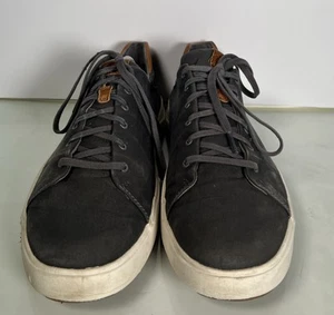 Olukai Lae Ahi Li Sneakers Mens 11.5 Gray Leather Casual Shoes - Picture 1 of 9