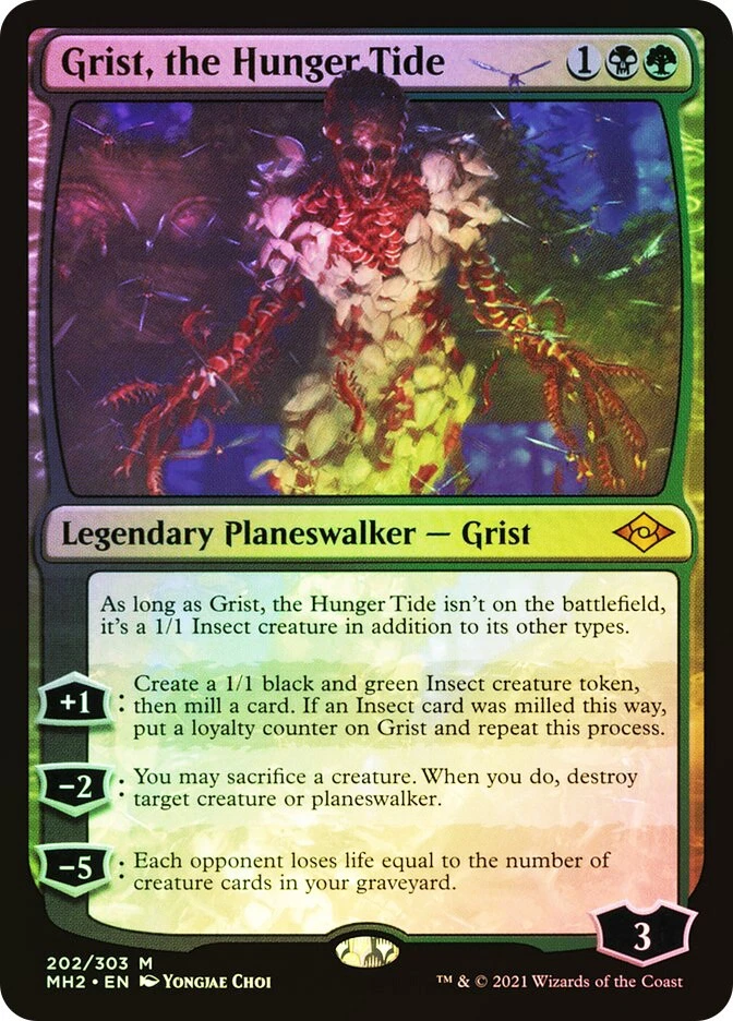 MTG FOIL Grist, the Hunger Tide  - Modern Horizons 2 #202 - Image 1 of 1