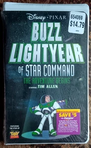 *New* BUZZ LIGHTYEAR of STAR COMMAND VHS - Disney Pixar Tim Allen - 2000 Sealed - Picture 1 of 3