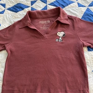 Peanuts MIDI Shirt With Snoopy Design Size Large, Beach Wear, Summer - Picture 1 of 7