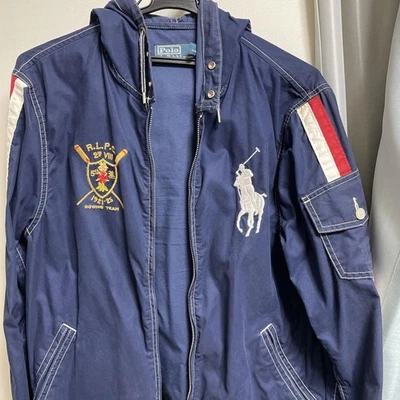 Chaqueta de nailon azul marino POLO Ralph Lauren - Imagen 1 de 4