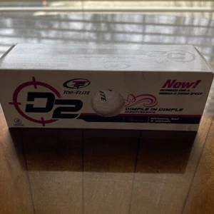 Top-Flite D2 Diva Women’s Golf Balls 3 Ball Per Pack Total NEW - Picture 1 of 3