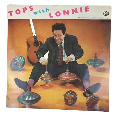 Lonnie Donegan & His Skiffle Group - Tops With Lonnie 33 RPM Vinyl LP Record - Image 1 of 4